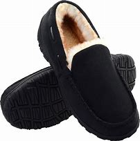 Image result for Men's Moccasin Slippers Size 9