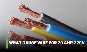 Image result for 220 Wire Gauge