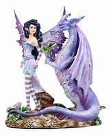 Image result for Fairy with Dragon Figurine