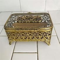 Image result for Golden Jewelry Box