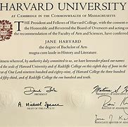 Image result for Diplôme Harvard