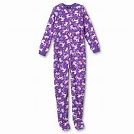 Image result for Footed Pajamas Girls Size 8 with Cat Design