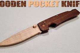 Image result for Antique Wooden Pocket Knife