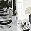 Image result for Black and White Wedding Decorations
