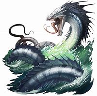 Image result for Sea Serpent with Human Features
