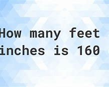 Image result for 160 Cm to Feet and Inches
