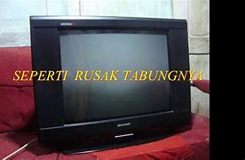 Image result for TV Sharp 24 in Rusak