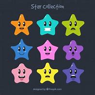 Image result for Cartoon Stars with Faces