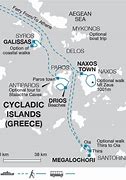 Image result for Cyclades Ferry Routes Map