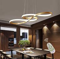 Image result for LED Pendant Light with Gold Glass Canopy