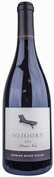 Image result for Sojourn Pinot Noir Wohler Russian River Valley