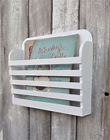 Image result for Wood Wall Mounted File Holder