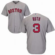 Image result for Babe Ruth Red Sox Jersey