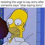 Image result for Homer Simpson Meme