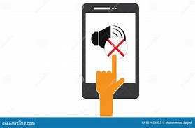 Image result for Mute Cell Phone Cartoon