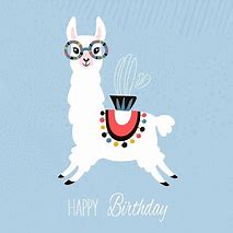 Image result for Happy Birthday Animated Llama