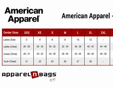 Image result for American Shirt Size Chart