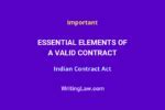Image result for A Valid Contract and Elements Necessary
