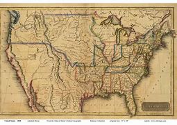 Image result for United States Map 1800