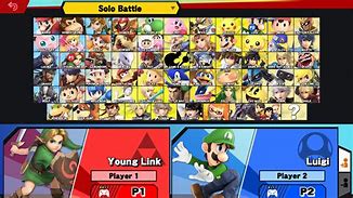 Image result for Super Smash Bros Character Select