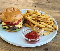 Image result for The Most Beautiful Cheeseburger with Fries