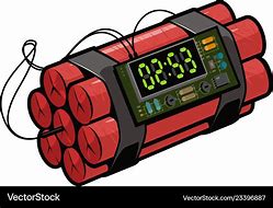 Image result for Dynamite with Timer Vector Art