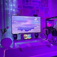 Image result for Living Room Desk Setup