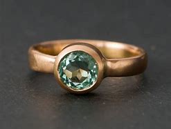 Image result for Rose Gold Emerald Ring