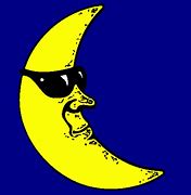 Image result for Moon with Sunglasses