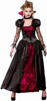 Image result for Vampire Queen Costume for Adults