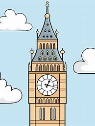 Image result for Drawing of Big Ben