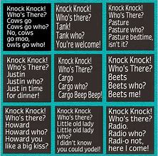 Image result for Funny Knock Jokes for Kids