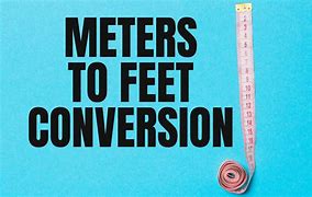 Image result for 1 Meter to Feet