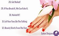 Image result for Nail Salon Slogans