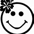 Image result for Unnerving Smiley Face Black and White