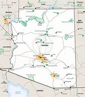 Image result for Printable Arizona Map
