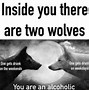 Image result for 2 Wolves Laughing Meme