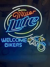 Image result for Welcome Bikers Neon Sign