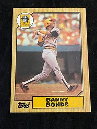Image result for Barry Bonds Baseball Card