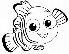 Image result for Colouring Pages Disney Fish