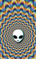 Image result for Psychedelic Alien Wallpaper