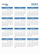 Image result for 2042 Calendar