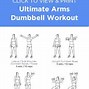 Image result for Full Body Dumbbell Workout Chart