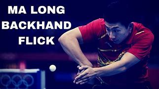 Image result for Backhand Flick Table Tennis