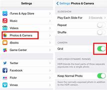 Image result for How to Turn iPhone Camera Grid On