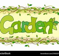 Image result for Garden Word Clip Art