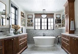 Image result for Cherry Wood Door Bathroom