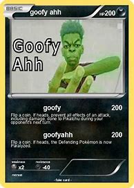 Image result for Goofy Ahh Pokemon Cards