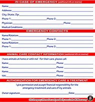 Image result for Emergency Contact Wallet Card Template