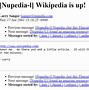 Image result for Wikipedia First Logo